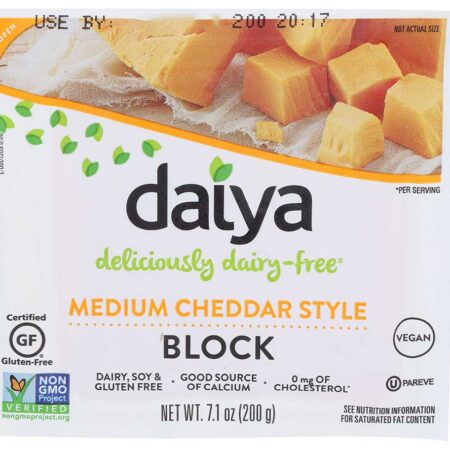 Daiya Medium Cheddar Style Farmhouse Block 7.1 Oz.