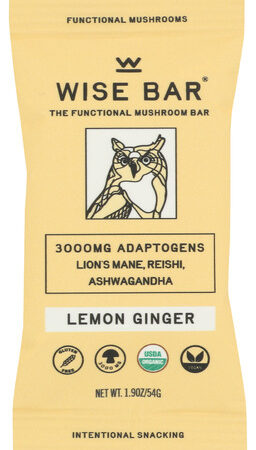 Wise Bar Lemon Ginger 1.9Oz