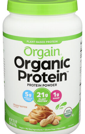 Orgain Organic Protein Powder Peanut Butter 2.03 Lbs