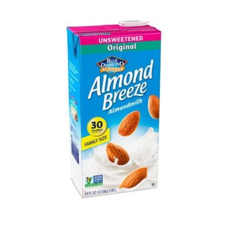 Blue Diamond Kosher Almond Breeze Almondmilk Unsweetened Original 64 Fl Oz