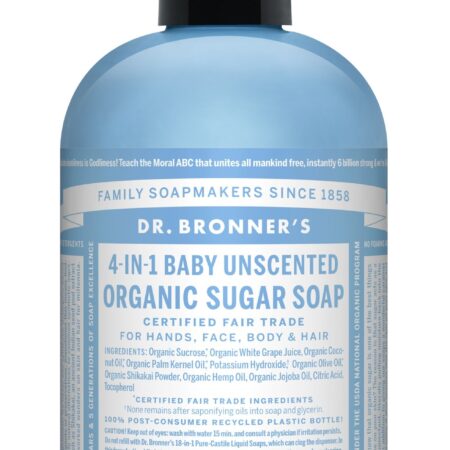 Dr Bronner Pump Soap Sugar Baby Org, 12 OZ