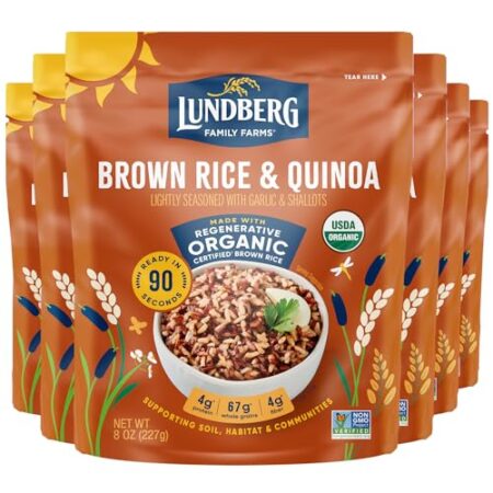 Lundberg Family Farms Organic Rice Pilaf Whole Grain Brown Quiona 8 Oz