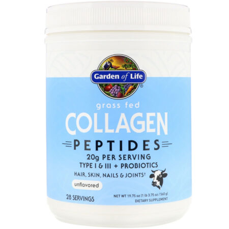 Garden of Life Grass Fed Collagen Peptides Powder 19.75 Oz