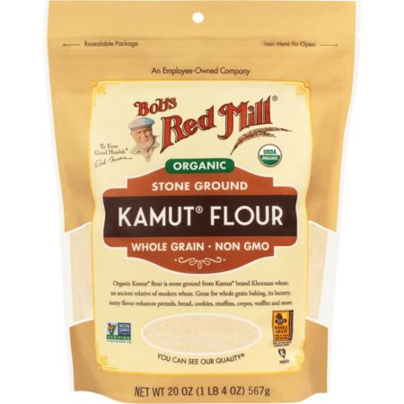 Bob'S Whole Grain Stone Ground Kamut Flour Organic 20 Oz