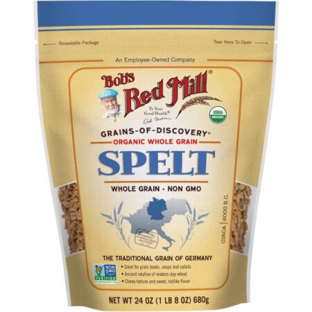 Bob'S Organic Whole Grain Spelt 24 Oz