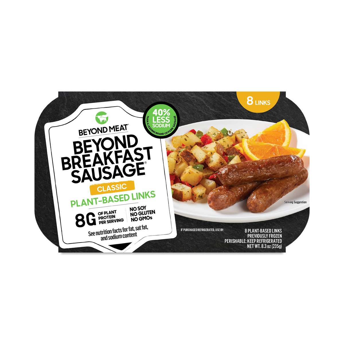 Beyond Meat Beyond Breakfast Sausage Plant-Based Links Classic8.3 oz. Boxes