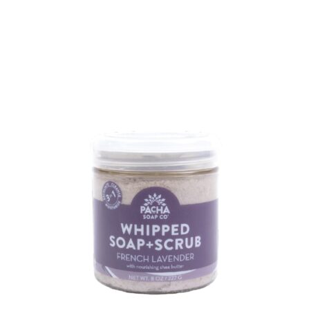 Pacha Soap Co. French Lavender Whipped Soap And Scrub