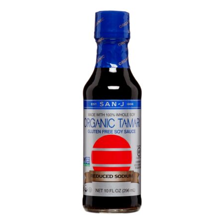 San J.Organic Reduced Sodium Gluten Free Tamari Soy Sauce 10 Oz