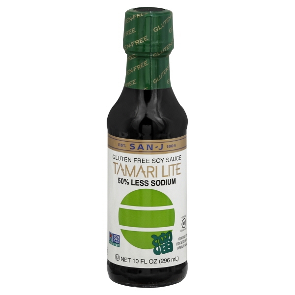 San-J Soy Sauce Tamari Lite Gluten Free 10 Fl Oz