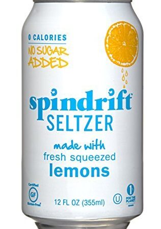 Spindrift Sparkling Water Lemon 12 Oz