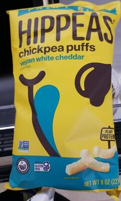 Hippeas Vegan Puffs White Cheddar 8 Oz