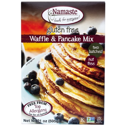 Namaste Foods Gluten Free Waffle & Pancake Mix 21 oz.