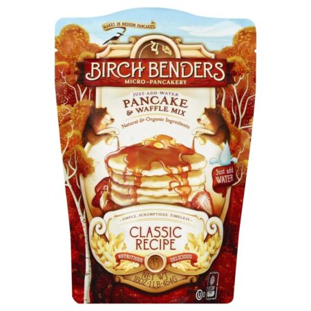 Birch Benders Complete Pancake & Waffle Mix Organic Classic 16 Oz 454 G