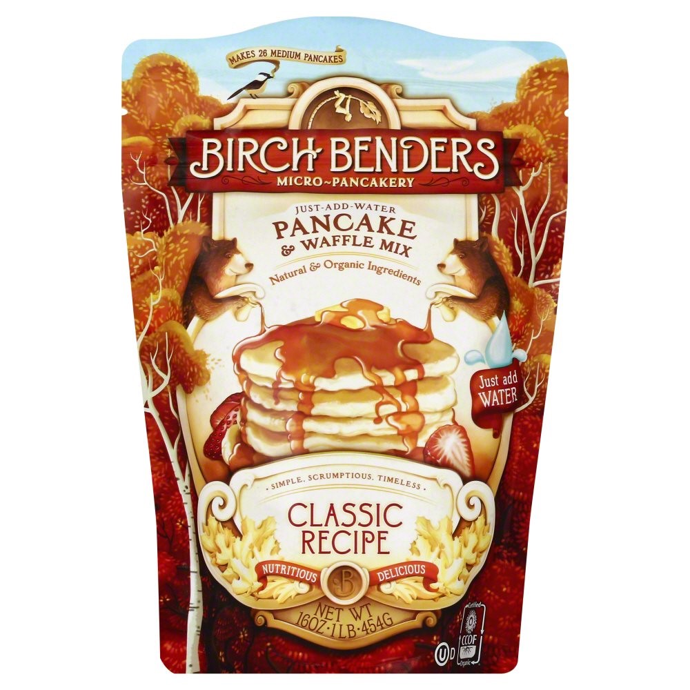 Birch Benders Complete Pancake & Waffle Mix Organic Classic 16 oz.