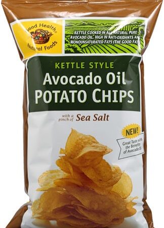 Good Health Kettle Style Avocado Oil Potato Chips Sea Salt 5 Oz.