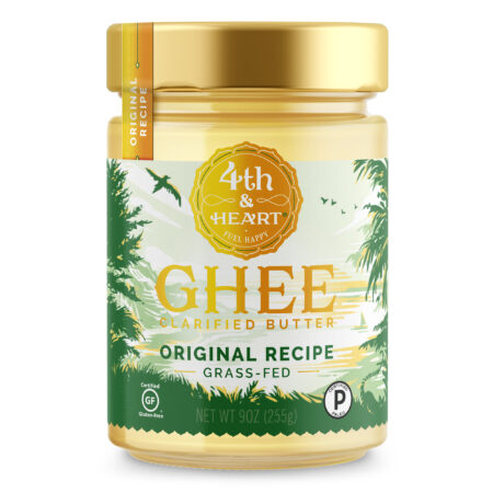 4th & Heart Ghee Clarified Butter Grass-Fed Original Recipe 9 Oz.