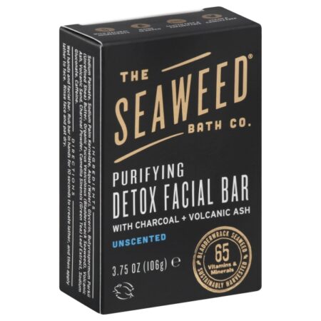 Seaweed Bath Co Purifying Detox Facial Soap Bar 3.75 Oz