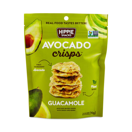 Hippie Snacks Avocado Crisps Guacamole 2.5 Oz