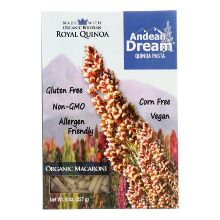 Andean Dream Organic Quinoa Pasta Macaroni 8 oz.