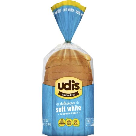Udi S Gluten Free Delicious Soft White Sandwich Bread 18 Oz.