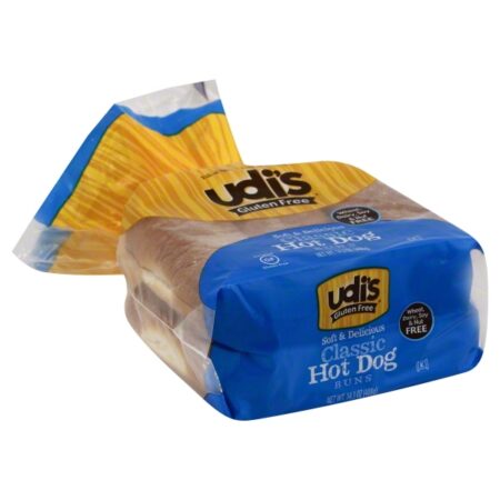 Udi's Classic Hot Dog Buns G/F 14.3 oz.