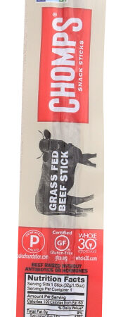 Chomps Original Beef Stick Mild 1.15 Oz 32 G