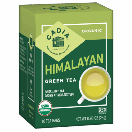 Cadia Organic Himayalan Green Tea 16 Oz.